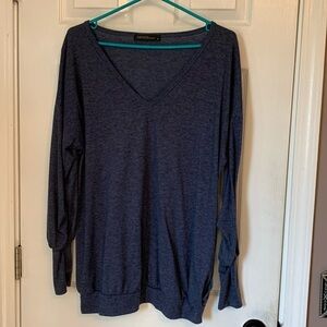 Zanzea Collection long sleeve blue t-shirt